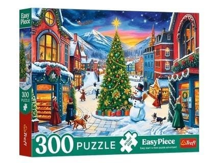 ⁨Puzzle 300 EasyPiece - Świąteczne miasteczko TREFL⁩ w sklepie Wasserman.eu