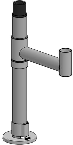 ⁨Ergonomic Solutions 400mm pole with 200mm⁩ w sklepie Wasserman.eu