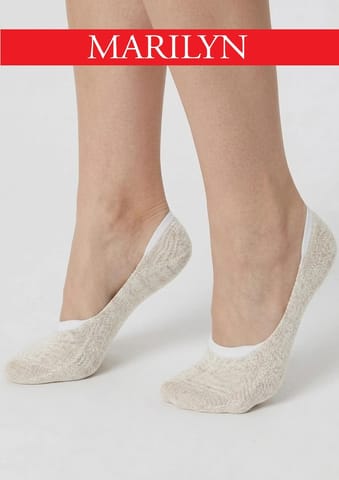 ⁨STOPKI MARILYN DAMSKIE LEN HIGH (kolor natural, rozmiar 36-40)⁩ w sklepie Wasserman.eu