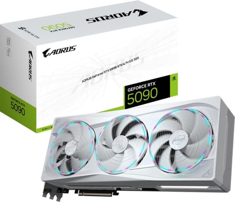 Karta graficzna AORUS GeForce RTX 5090 Stealth ICE 32GB GDDR7 DLSS4 w sklepie Wasserman.eu