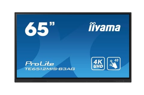 ⁨Monitor 65 cali TE6512MIS-B4AG 40pkt,IPS,4K,24/7,7H, ANDROID 14, RK3576, 8/128GB, EDLA, Essential⁩ at Wasserman.eu