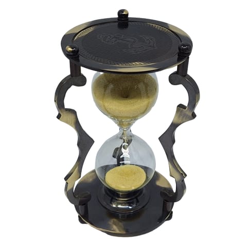 Elegancka Klepsydra Dekoracyjna Mosiężna 5 min - NC2677 w sklepie Wasserman.eu