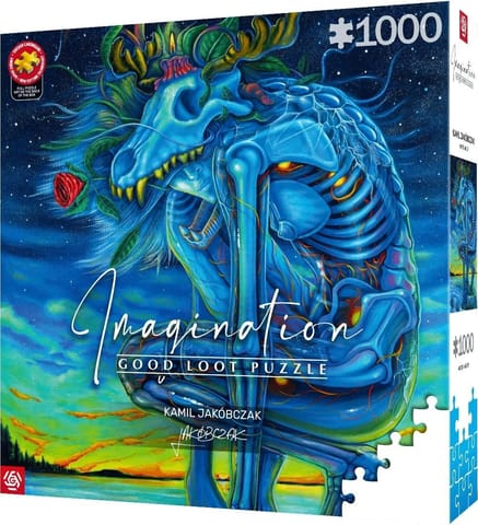 ⁨Puzzle 1000 Kamil Jakóbczak Biały Wilk⁩ w sklepie Wasserman.eu