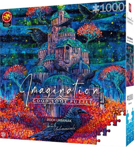 ⁨Puzzle 1000 Roch Urbaniak Twierdza Pani Kruków⁩ w sklepie Wasserman.eu