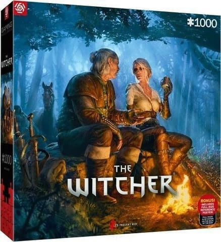 ⁨Puzzle 1000 The Witcher (Wiedźmin) Journey of Ciri⁩ w sklepie Wasserman.eu