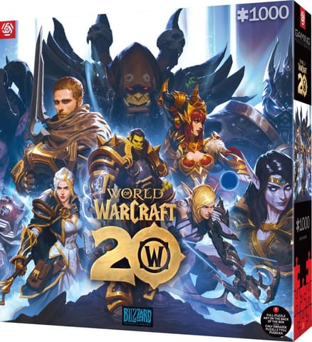 ⁨Puzzle 1000 World of Warcraft 20th Anniversary⁩ w sklepie Wasserman.eu