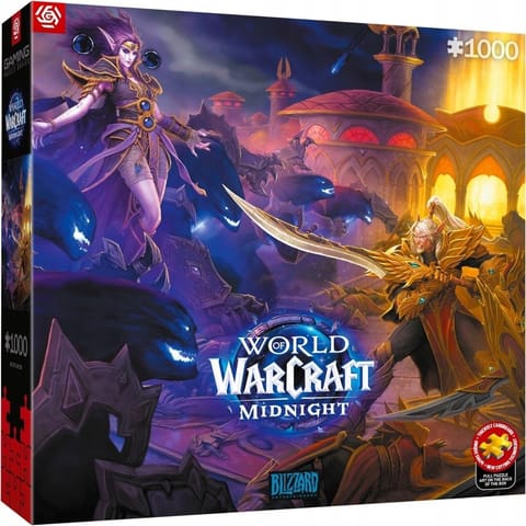 ⁨Puzzle 1000 World of Warcraft Midnight Against...⁩ w sklepie Wasserman.eu