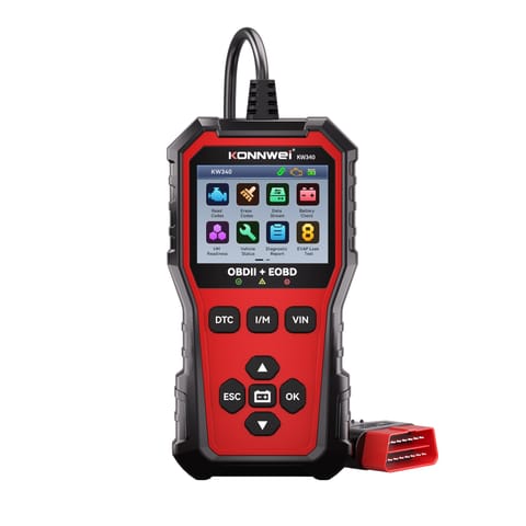 ⁨Miernik diagnostyczny, skaner OBD2 Konnwei KW340⁩ w sklepie Wasserman.eu