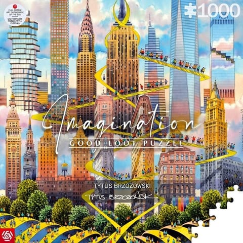 ⁨Puzzle 1000 Tytus Brzozowski Nowy Jork / New York⁩ w sklepie Wasserman.eu