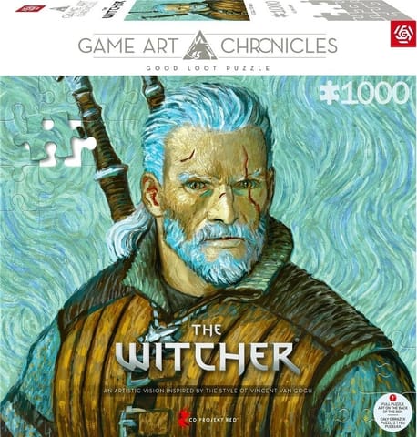 Puzzle 1000 Wiedźmin: Geralt & Vincent van Gogh w sklepie Wasserman.eu