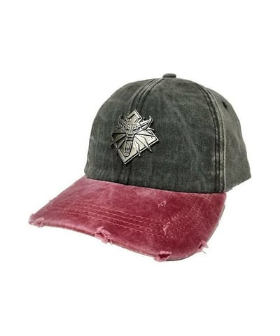 ⁨Cap Good Loot The Witcher 3 Vintage Baseball Hat Black, Burgundy⁩ at Wasserman.eu