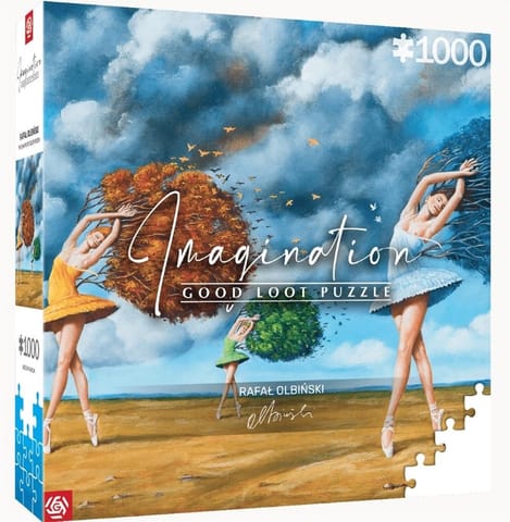 Puzzle 1000 The Shape of Color Green, Olbiński w sklepie Wasserman.eu