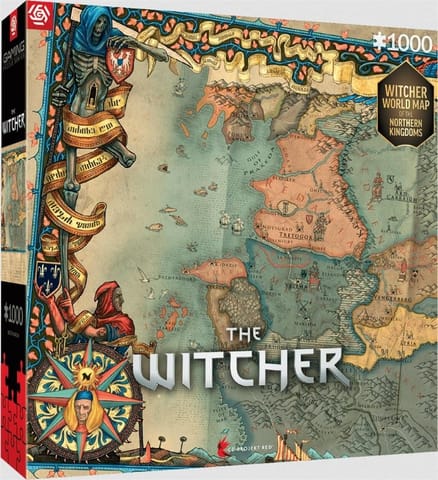 ⁨Puzzle 1000 Wiedźmin: The Nothern Kingdoms⁩ w sklepie Wasserman.eu