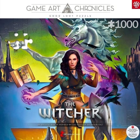 ⁨Puzzle 1000 Wiedźmin: Yennefer & Salvador Dali⁩ w sklepie Wasserman.eu