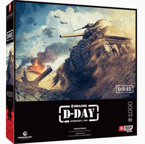 ⁨Puzzle 1000 World of Tanks D-Day⁩ w sklepie Wasserman.eu