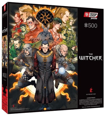 ⁨Puzzle 500 Gaming: The Witcher Nilfgaard⁩ w sklepie Wasserman.eu