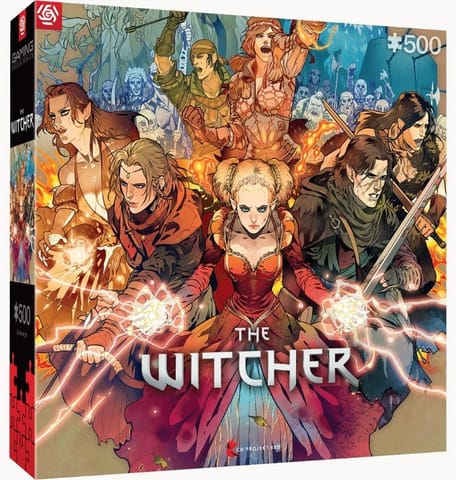 ⁨Puzzle 500 Wiedźmin: Scoia'tael⁩ w sklepie Wasserman.eu