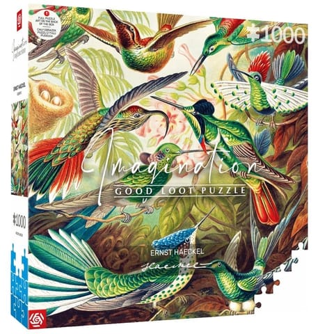 ⁨Puzzle Imagination 1000 Ernst Haeckel - Kolibry⁩ w sklepie Wasserman.eu