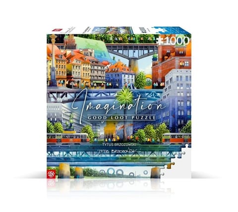 ⁨Puzzle 1000 Tytus Brzozowski Warszawskie mosty⁩ w sklepie Wasserman.eu
