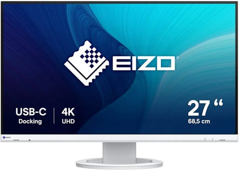 ⁨Monitor EIZO EV2740S-WT (27" /IPS /3840 x 2160 /Biały)⁩ w sklepie Wasserman.eu