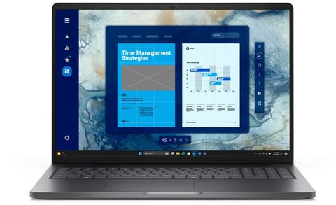 ⁨Laptop Dell Pro 16 PC16250 W11P C5 120U/16GB/512GB CL25/16.0 FHD+/Int/FgrPr/FHD/IRCam/Mic/WLAN+BT/BcklKb/3C/3YPS Magnetite color, textured finish⁩ at Wasserman.eu