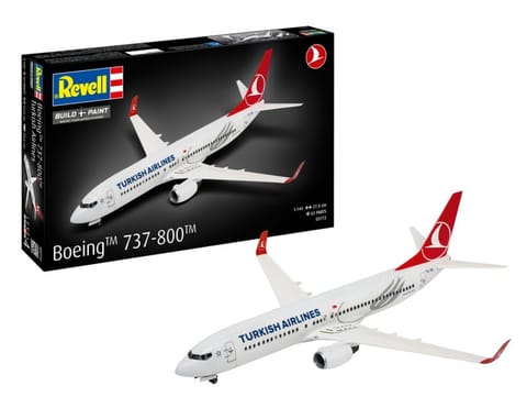 ⁨Plastic Model Kit - Boeing 737-800 Turkish Airlines 1/144 Scale⁩ at Wasserman.eu