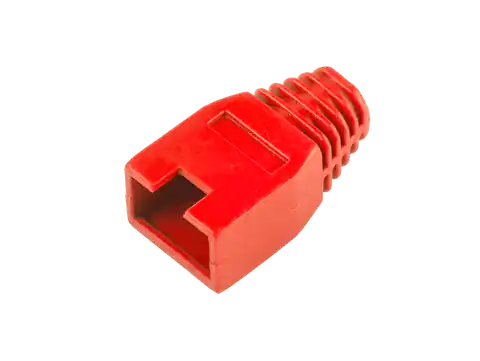 ⁨Rubber cover for plug 8p8c RJ45 red⁩ at Wasserman.eu