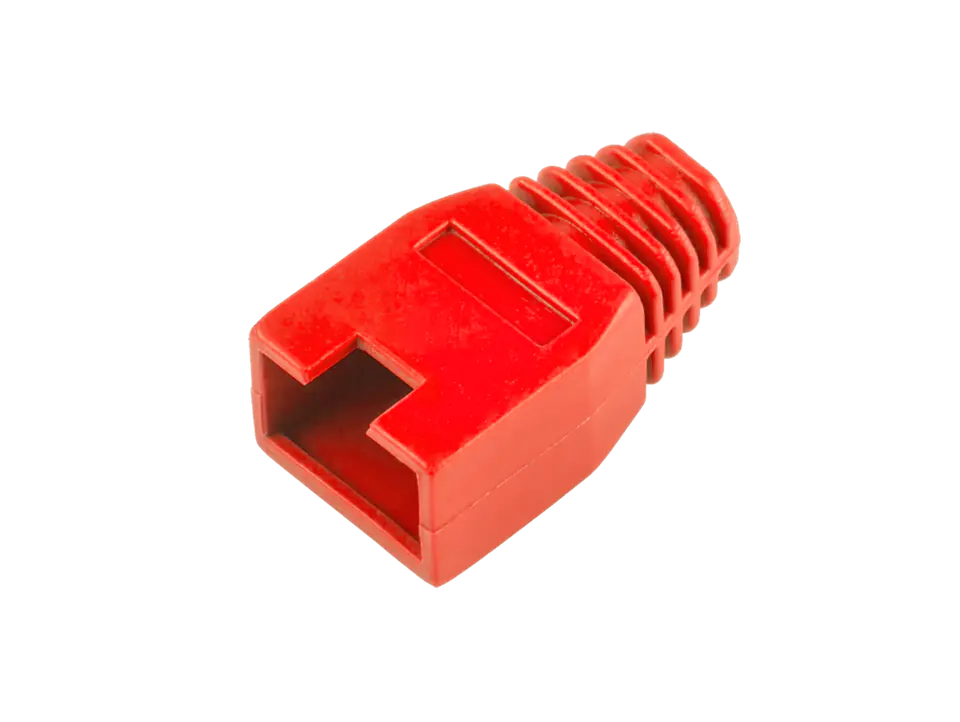 Osłona gumowa wtyku 8p8c RJ45 czerwona w sklepie Wasserman.eu