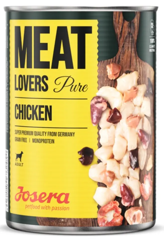 ⁨JOSERA Meat Lovers Pure Wet dog food Chicken 400 g⁩ at Wasserman.eu