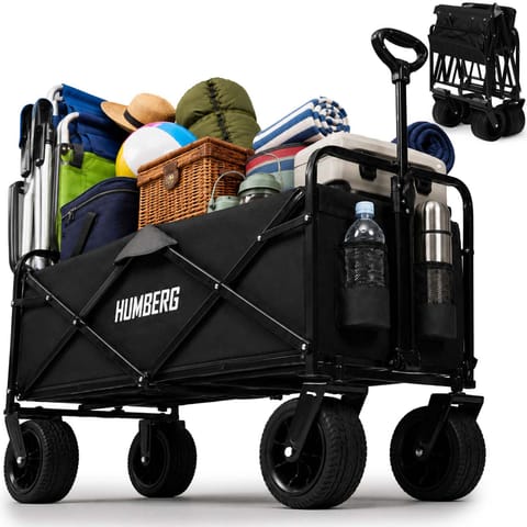 ⁨Wózek transportowy, składany 100l Humberg HM-512⁩ w sklepie Wasserman.eu