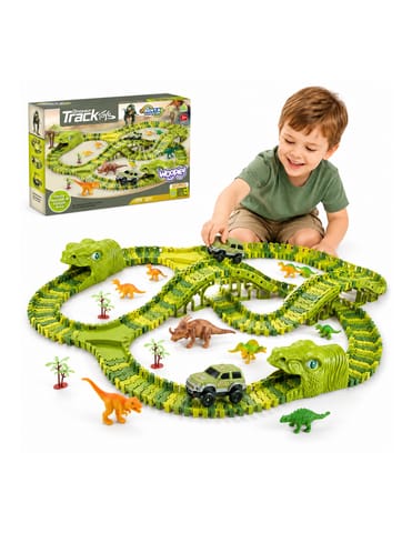 WOOPIE Tor Samochodowy XXL Dinozaury 240 el. w sklepie Wasserman.eu