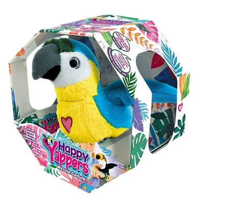 ⁨Happy Yappers Interactive Plush - Blue Parakeet⁩ at Wasserman.eu