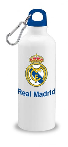 ⁨Aluminium water bottle 500 ml Real Madryt⁩ at Wasserman.eu