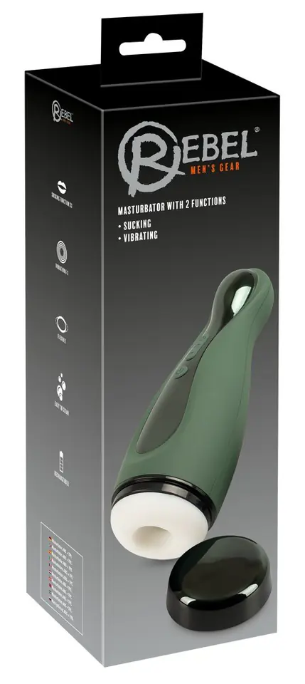 Masturbator z 2 funkcjami Rebel w sklepie Wasserman.eu