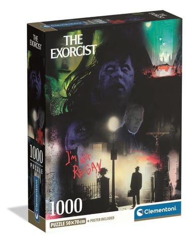⁨Puzzle 1000 Exorcist - Horror Movies Compact⁩ w sklepie Wasserman.eu