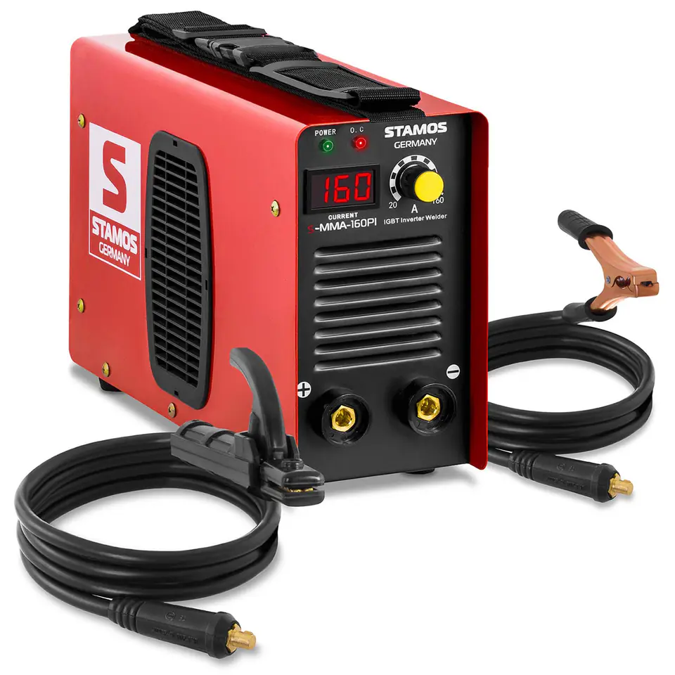 Kompaktowa niezawodna spawarka MMA IGBT Hot Start 160A 230V S-MMA-160PI w sklepie Wasserman.eu
