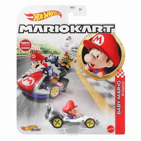 ⁨Hot Wheels Mario Kart Baby Mario⁩ w sklepie Wasserman.eu