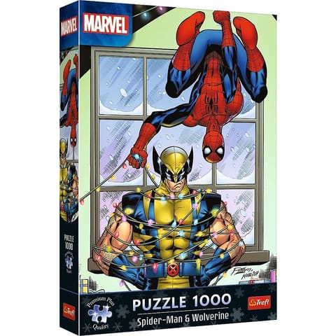 ⁨Puzzle 1000 Spider-Man&Wolverine: Święta TREFL⁩ w sklepie Wasserman.eu