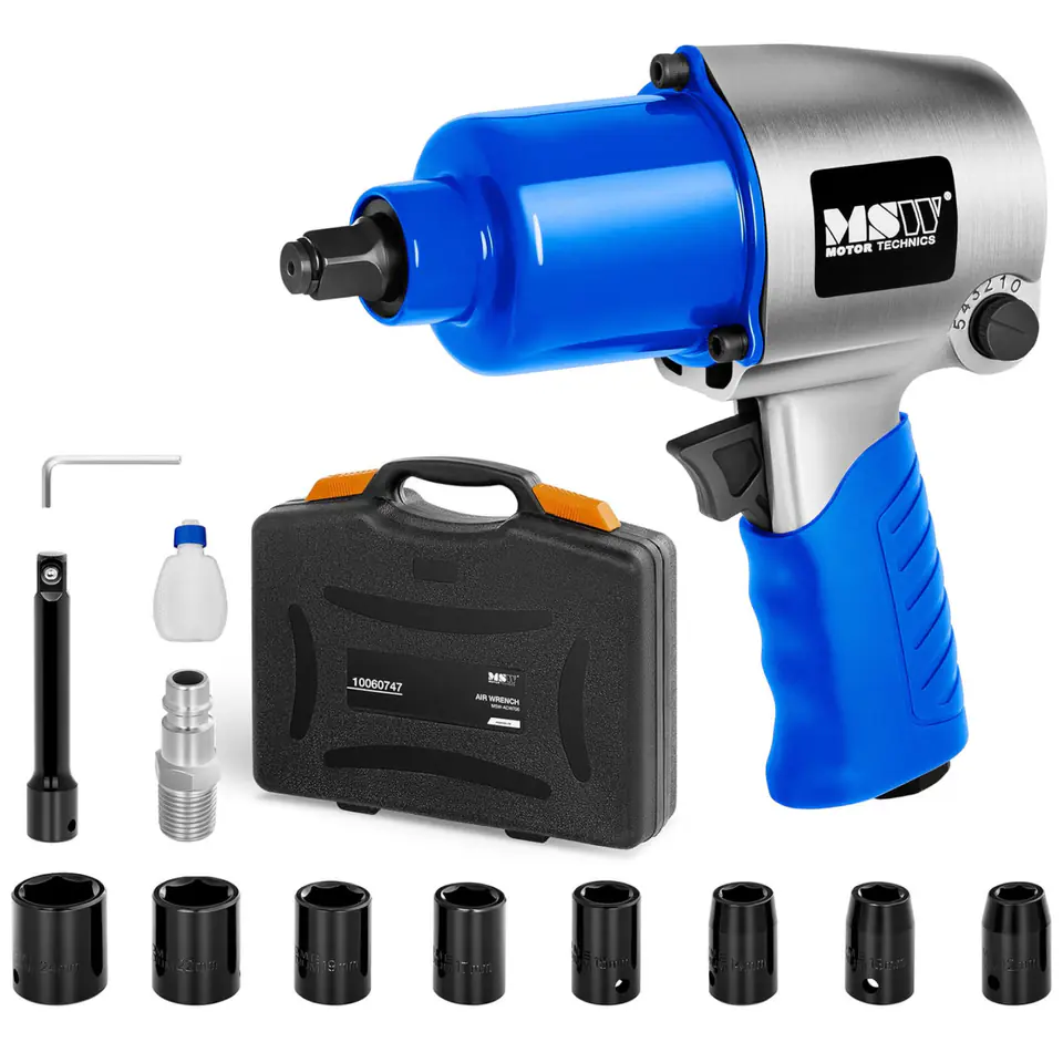 ⁨Pneumatic impact wrench for wheels 1/2'' with sockets 8000 rpm 700 Nm KIT⁩ at Wasserman.eu