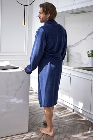 ⁨SZLAFROK L&L MĘSKI 2675 EDUARDO GRANAT (kolor granat, rozmiar XXL)⁩ w sklepie Wasserman.eu