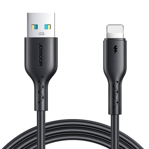 ⁨Kabel Flash Charge USB do Lightning Joyroom SA26-AL3 /3A / 1m (czarny)⁩ w sklepie Wasserman.eu