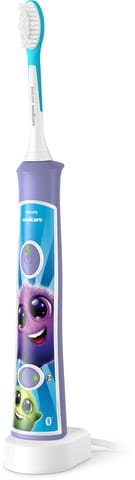 ⁨Szczoteczka soniczna PHILIPS Sonicare For Kids HX6322/12 Fioletowa Wielokolorowy (HX6322/12)⁩ w sklepie Wasserman.eu