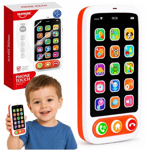 ⁨Smartfon Dziecięcy Telefon Interaktywny Edukacyjny Dźwięki Światła⁩ w sklepie Wasserman.eu