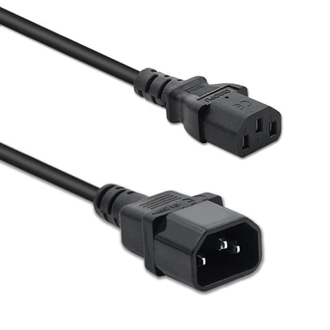 ⁨Power extension cable for UPS IEC C13 C14 1.5⁩ at Wasserman.eu
