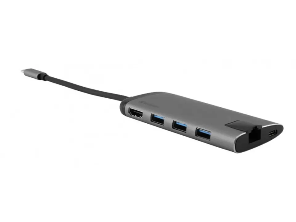 Multi Port USB-C 3.1, 3x USB 3.0, HDMI 4K, type-c, RJ-45, SD/micro SD at Wasserman.eu