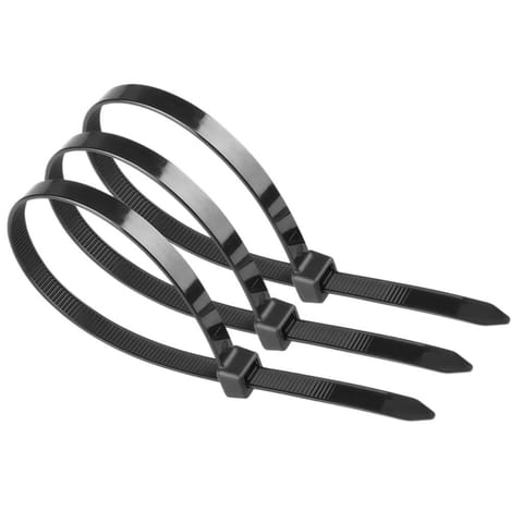 ⁨MicroConnect Cable tie 100pcs Black, 292mm⁩ w sklepie Wasserman.eu