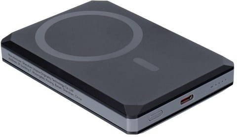 ⁨Powerbank Veger GeoWallet Tracker X5 5000 mAh 20 W PD QC 3.0 MFi MagSafe USB-C czarny⁩ w sklepie Wasserman.eu