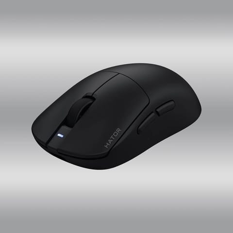 ⁨Mysz dla graczy bezprzewodowa Hator Quasar 3 Pro czarna⁩ w sklepie Wasserman.eu