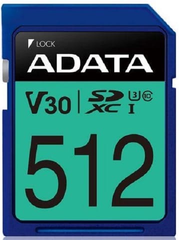 ⁨ADATA Premier Pro 512 GB SDXC UHS-I Class 10⁩ at Wasserman.eu