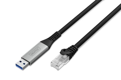 ⁨USBA RJ45 cable AK-300600-030-S⁩ at Wasserman.eu